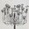 Sputnik Gaetano Sciolari Tischlampe Boulanger Vintage Lampe  70er Jahre