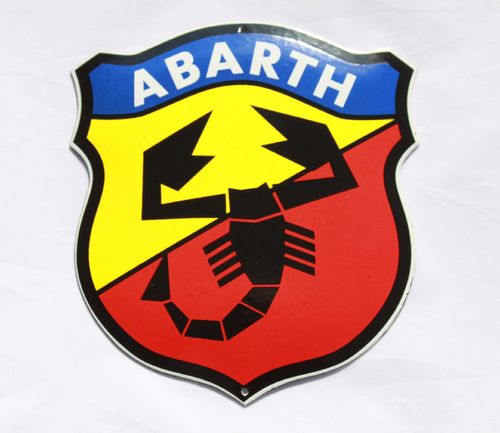 ABARTH Emailleschild  - Logo