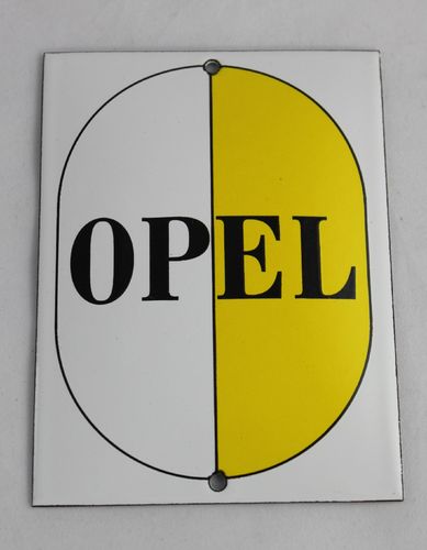 OPEL LOGO (alt) - Emailschild - Türschild