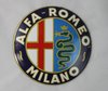 ALFA ROMEO Milano Emailschild Türschild enamel plate