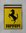 Ferrari - Logo - Pferd - Emailschild - Türschild - Schild