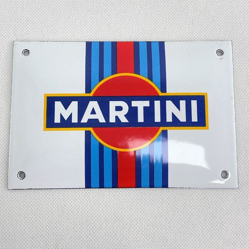 MARTINI Racing  Emailschild Türschild Schild Emaile Schild 10x15cm