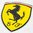 Ferrari  Logo Pferd Emailschild Türschild Scuderia enamel sign