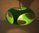 Seltene Lampe LUIGI COLANI - grün - 70er Jahre Ufo Lampe