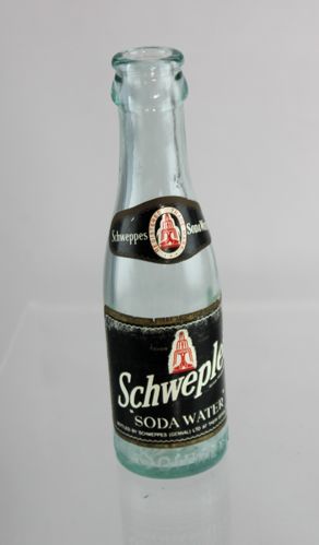 Vintage Schweppes - leer Getränkeflasche bottle - 60er - bottle