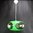 Alte 70er Jahre Ufo Lampe grün   Design LUIGI COLANI