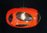 Ufo Lampe orange- Design LUIGI COLANI - 70er Jahre