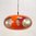 Alte 70er Jahre Ufo Lampe orange  Design LUIGI COLANI