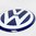 VW Logo Emailleschild  rund  Ø 40 cm Volkswagen XL