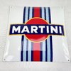 XL MARTINI Racing  Emailschild Schild Emaile enamel sign 44x44cm