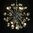Sputnik Hängelampe Chrom ceiling lamp 70er Jahre