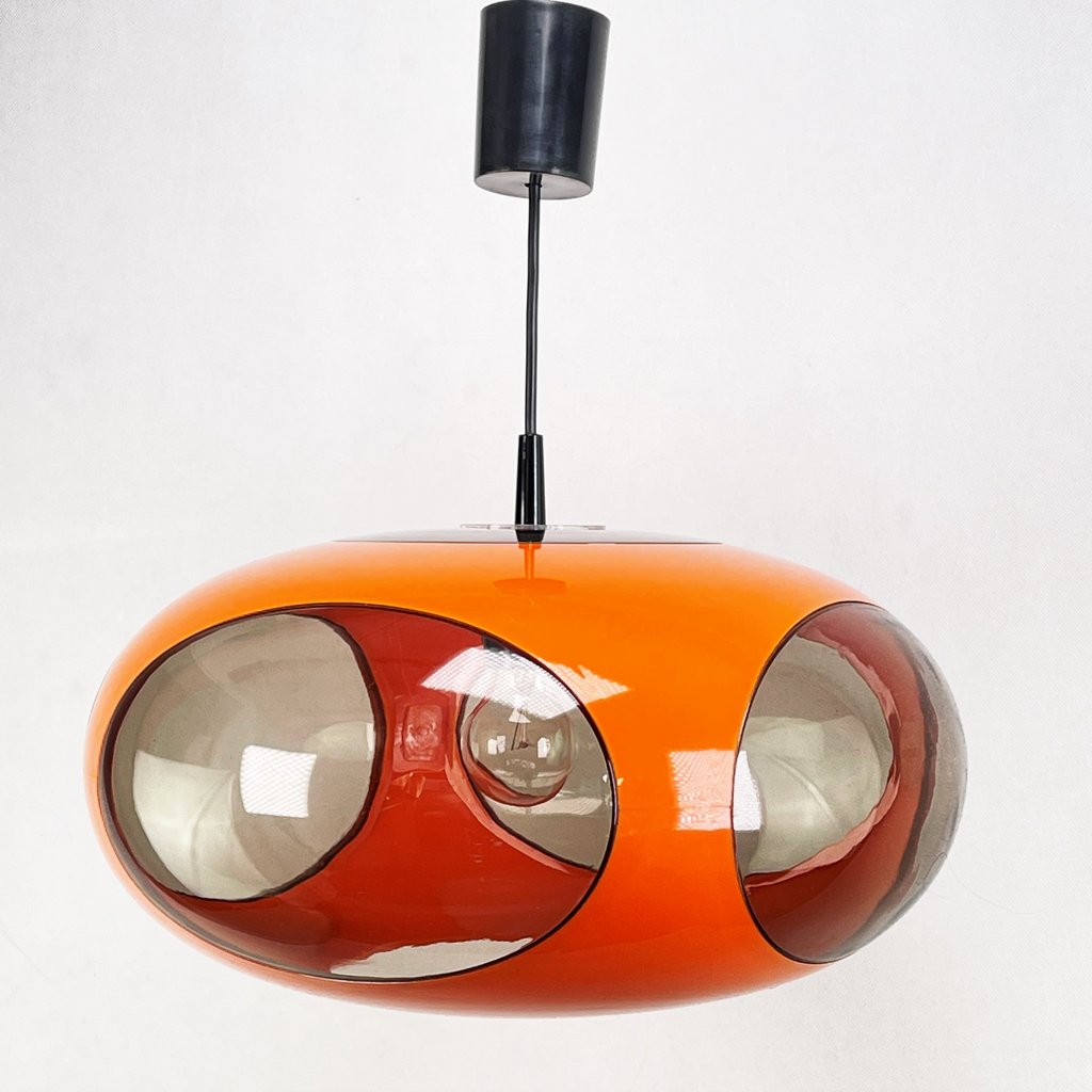 Alte original 70er Jahre - Ufo Lampe - LUIGI COLANI - orange