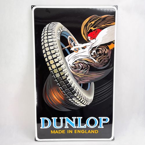 XXL DUNLOP "Limited Edition" 100 x 60 cm Emailschild Emaille Schild
