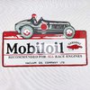 XL Mobiloil LOGO Motor Oils Emailschild Schild rehts 38x60 cm