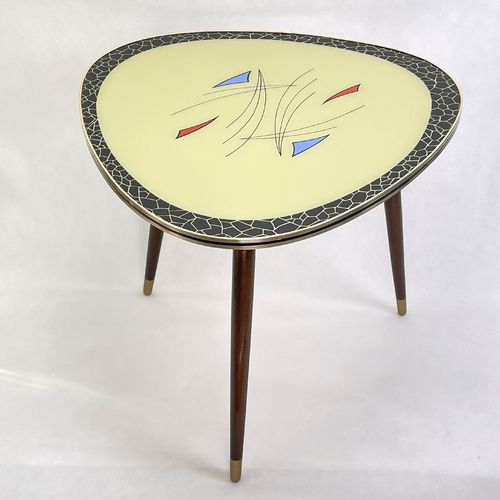 Mid Century Tisch 50er Jahre Vintage Beistelltisch Rockabilly coffee table