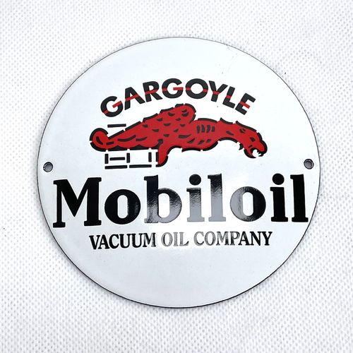 MOBILOIL Logo  Emailschild  Türschild enamel signs