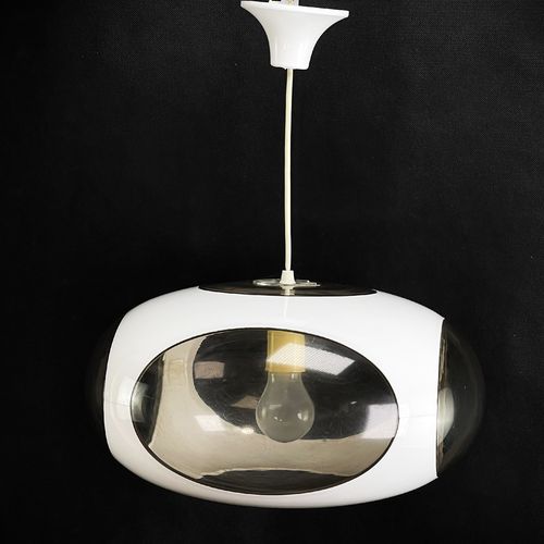 70er Jahre Ufo Lampe weiß Design Hersteller: Massive, Belgien
