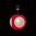 Ufo Lampe 70er Jahre Rot Weiß Hersteller: Massive, Belgien