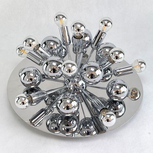 Chrom Wand-/ Deckenlampe COSACK Sputnik Lampe  ceiling lamp