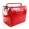 alte Coca Cola Kühlbox Getränkekiste rot Ice Cooler 50er