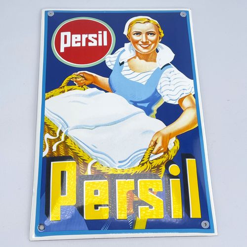 Persil Nostalgie Emaille Schild Werbeklassiker 30x20 cm