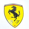 Ferrari  Logo Pferd Emailschild Türschild Scuderia enamel sign 15x11cm